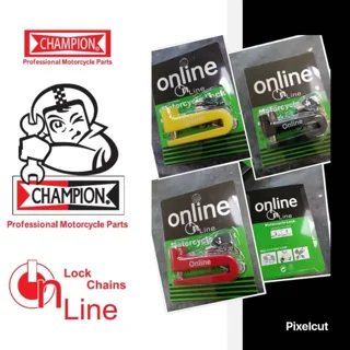 قفل دیسک موتور سیکلت پین 10 کلید گرد