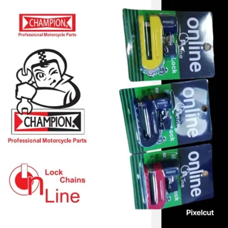 قفل دیسک موتور سیکلت درپوشدار پین بزرگ