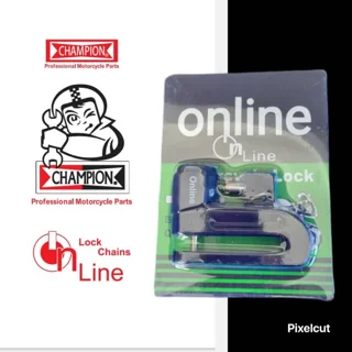 قفل دیسک موتور سیکلت درپوشدار پین کوچک