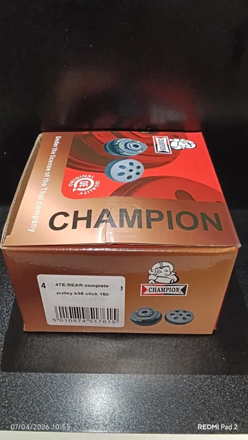 فولی ( پولی) عقب کامل کلاچ موتورسیکلت هندا کلیک k35 150 تایلندی چمپیون